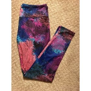 Multi-colored Snakeskin Print Leggings by Marika